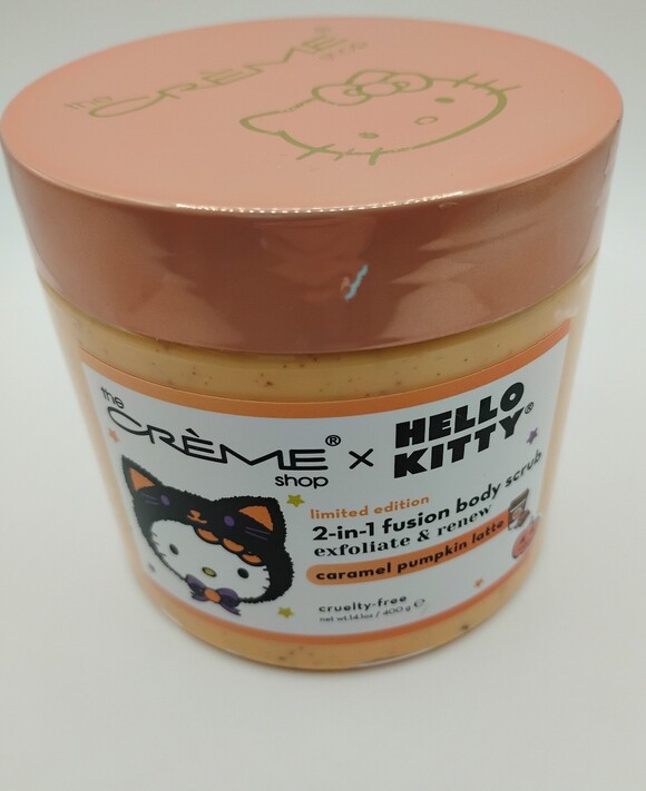 The Creme Shop Other - Crème Shop X Hello Kitty 2-in-1 Fusion Body Scrub in Caramel Pumpkin Latte